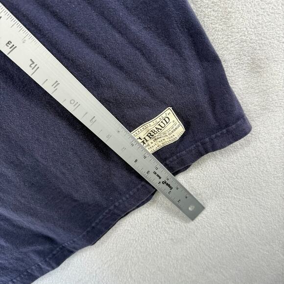 Vintage Marithe Girbaud Shirt men's XL Blue Graphic Baggy Hip Hop Oversized y2k - Picture 5 of 10